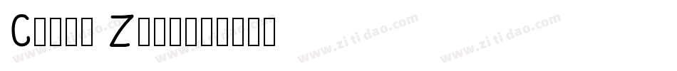 Comic Zine字体转换